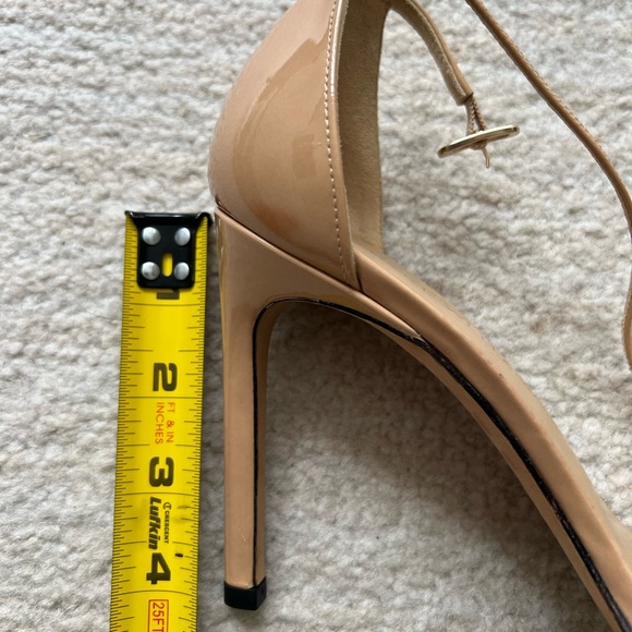 Stuart Weitzman Nude Patent Leather Heels size 7 1/2 - Picture 6 of 6